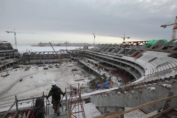 Når de åbner stadion på Krestovsky Island i Skt. Petersborg