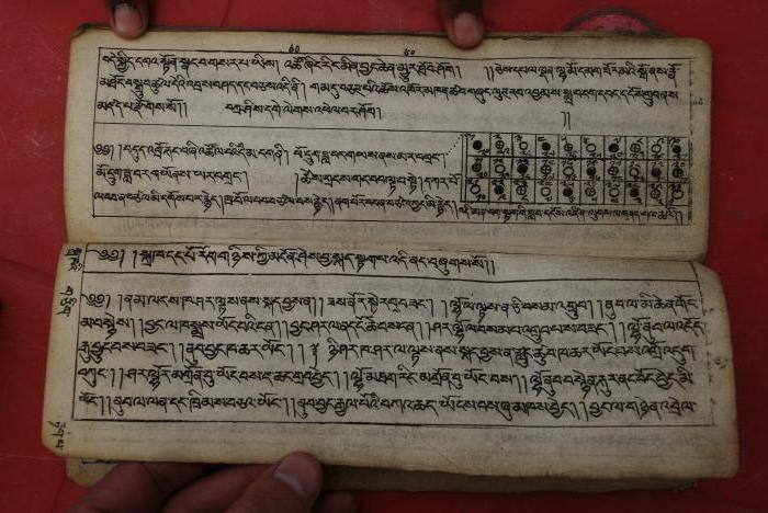 Gamle formue fortælling. Tibetansk mo