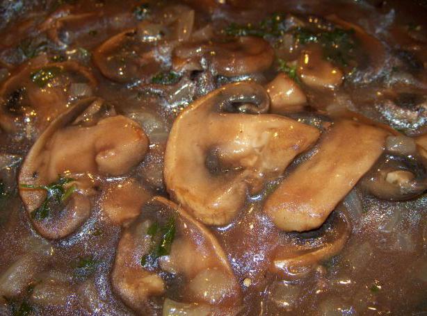 hvordan man laver mushroomsauce fra tørkampe 