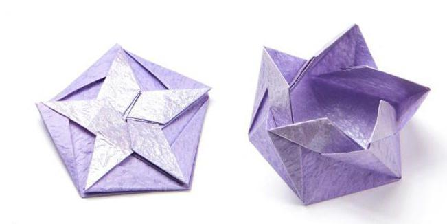 Ordninger af origami til en personlig dagbog: eksempler på at skrive