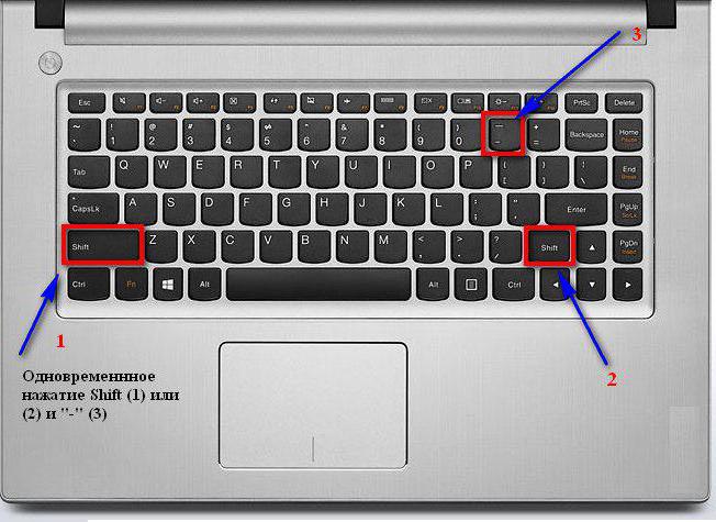 Hvordan laver jeg den nederste understregning på computeren og laptop-tastaturet?