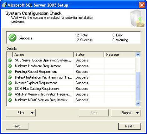MS SQL Server: installation og konfiguration. MS SQL Server versioner. MS SQL Server og 1C