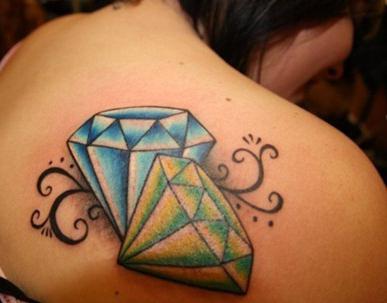 tatovering diamant