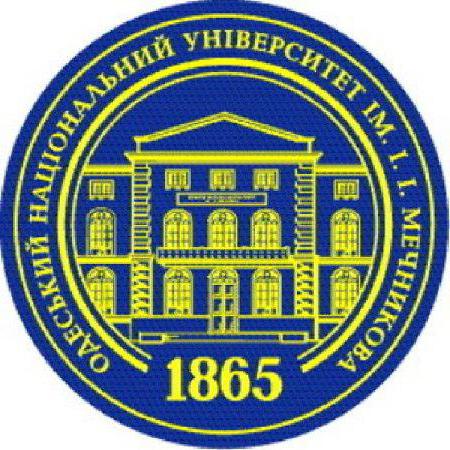 Odessa National University. IIMechnikova: beskrivelse, specialiteter og anmeldelser