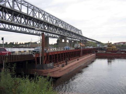 Borsky Bridge i Nizhny Novgorod