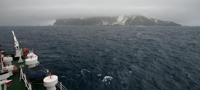 Bouvet Island i Atlanterhavet