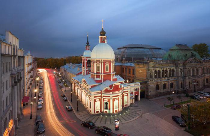 Panteleimonovskaya kirke St.Petersburg adresse