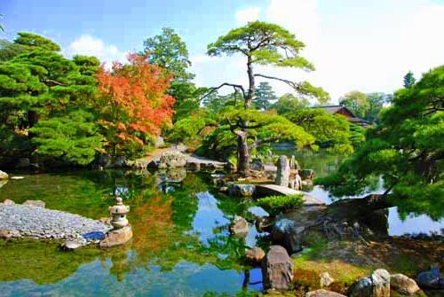 haver af den kejserlige villa katsura japan