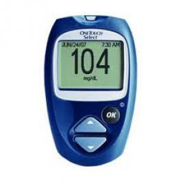 One Touch Select Glucometer: Betegnelse, Beskrivelse, Specifikationer