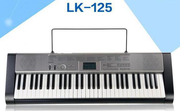 Casio LK-125 Synthesizer: beskrivelse, specifikationer og anmeldelser
