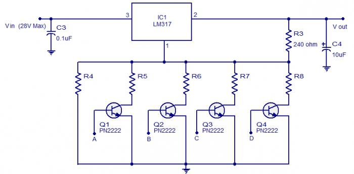 220V spændingsregulator kredsløb 