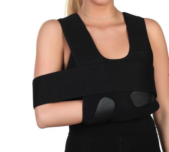 Shoulder bandage: indikationer, beskrivelse, typer og regler for brug